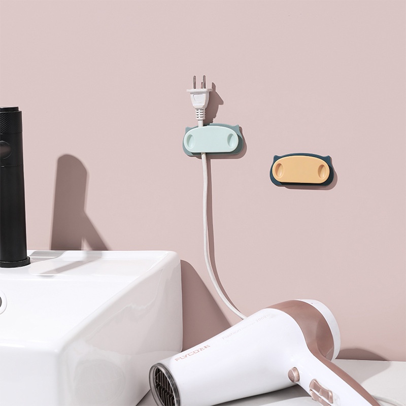 Kẹp Cố Định Dây Cáp Hình Chú Heo Dễ Thương Đơn Giản