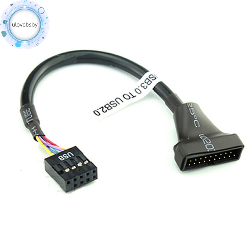 Ulovebsby Dây Cáp Chuyển Đổi 19 / 20 pin usb 3.0 female Sang 9Pin usb 2.0 male Chất Lượng Cao vn