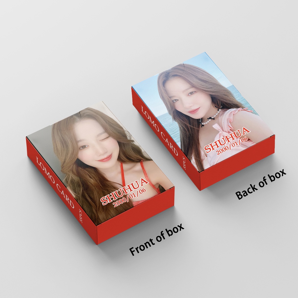 I-DLE Heat I Want That Shuhua Photocard Gidle Lomo Card Postcard 55pcs/box