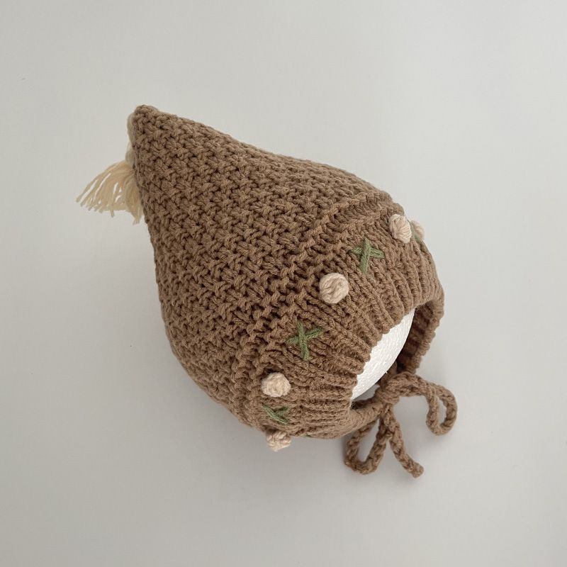 Thời Trang Mũ Len Giữ Ấm Tai Phong Cách Hàn Quốc Xinh Xắn Dành Cho Bé