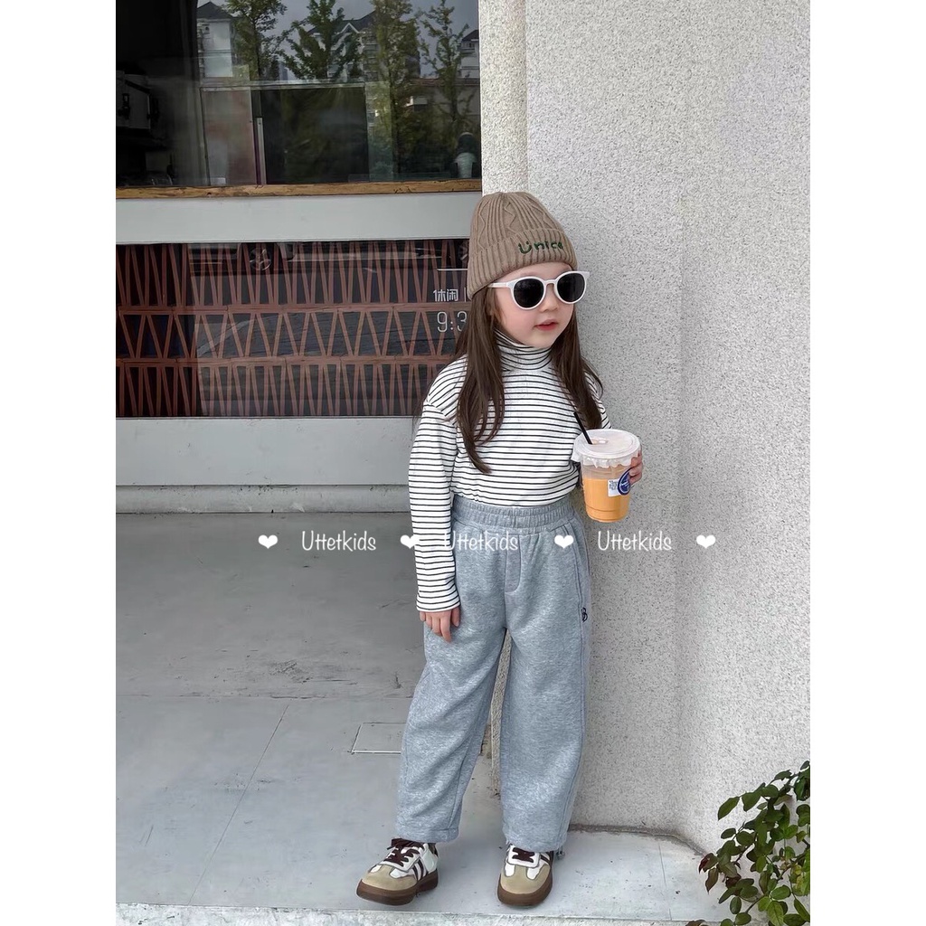 MŨ LEN PHONG CÁCH HÀN QUỐC DÀNH CHO BÉ GÁI VÀ BÉ TRAI VÀNH 49-52CM