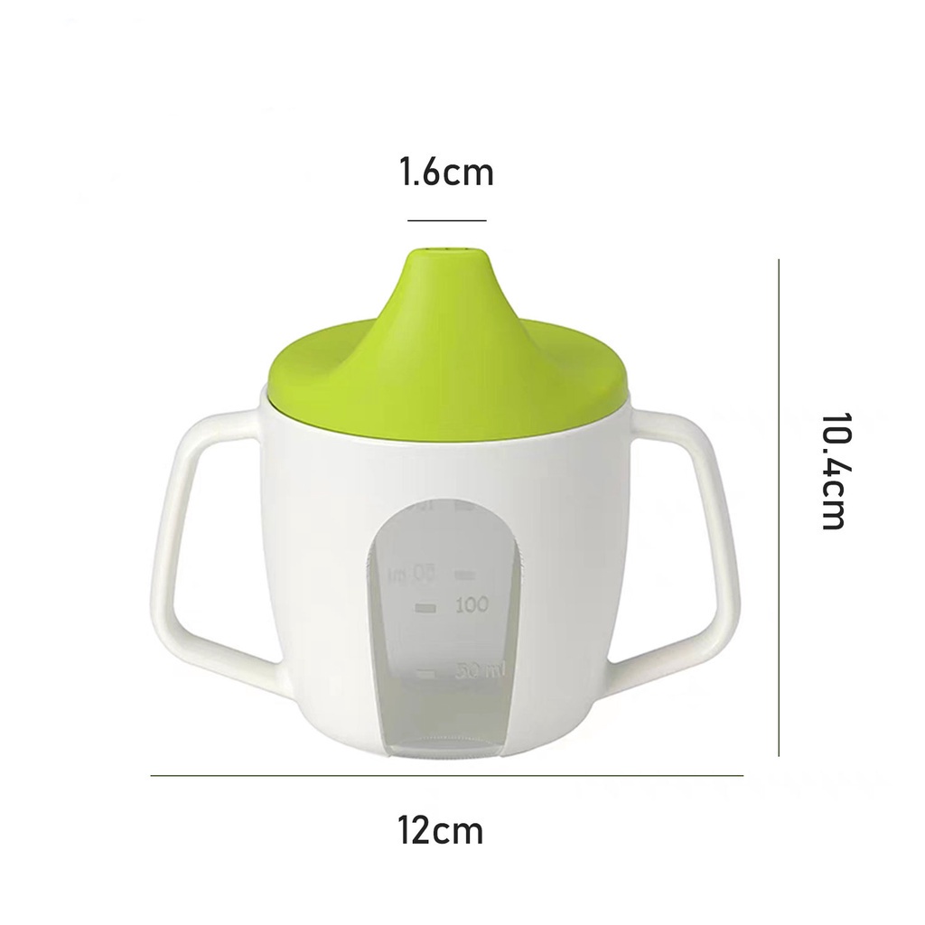 Bình Đựng Nước 10-36 Tháng Có Tay Cầm Chống Rò Rỉ Chống Sốc Cho Bé Sơ Sinh 150ml