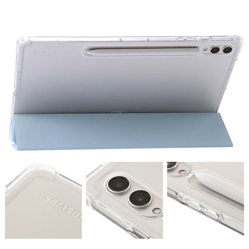 Bao Da Máy Tính Bảng Nắp Lật Trong Suốt Cho Samsung Galaxy Tab S9 Ultra SM-X910 X916 X918 S8 Ultra X900 X906 case s8ultra s9ultra 14.6 inch Giá Đỡ cover