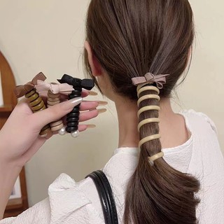 Thời Trang Dây Cột Tóc Dạng Xoắn Co Giãn Cho Nữ