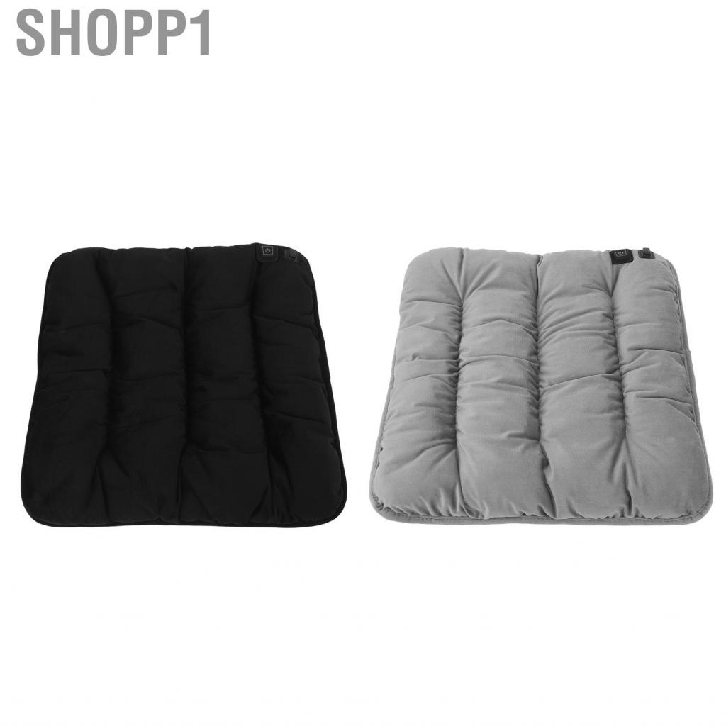Shopp1 Heated Seat Cushion DC5V 2A 3 Levels Temperature Control Fast Heating Multiple Protection USB Pads