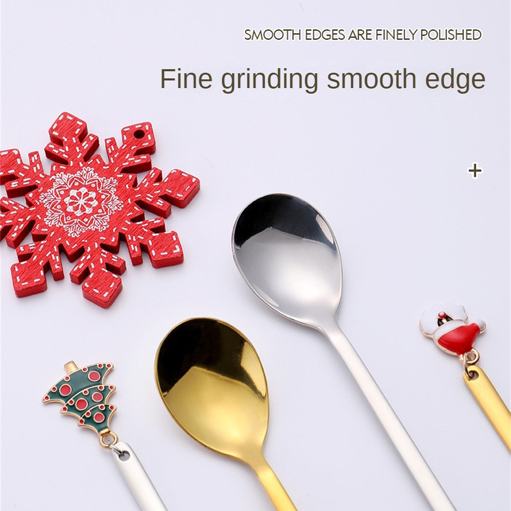 ⚡VẬN CHUYỂN NHANH CHÓNG⚡⚡ 14 Kiểu Bộ Thìa Và Nĩa Quà Tặng Giáng Sinh Bộ Thìa Cà Phê Nĩa Trái Cây Nĩa Tráng Miệng Sáng Tạo Nai Sừng Tấm Trang Trí Cây Thông Noel Quà Tặng   Kéo