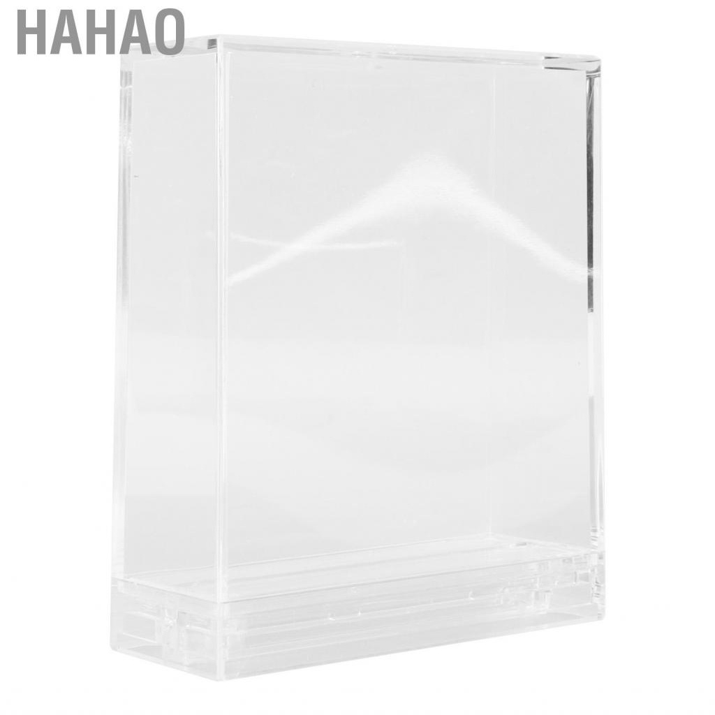 Hahao Desktop Mini Picture Frame PC Double Sided Transparent Freestanding Instant Photo for Instax Polaroid ZIP Film