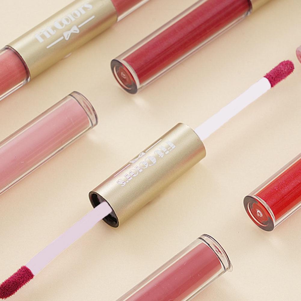 Son Môi Dạng Lỏng 2 Trong 1 Chống Nước Giữ Màu Tốt Bền Lâu Trôi