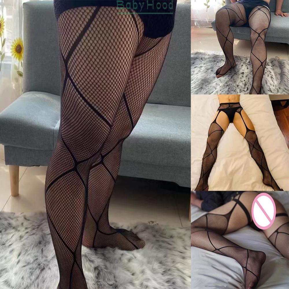 Mens Breathable Sheer Fishnet Pantyhose Hollow Body Stockings Lingerie Underwear#BBHOOD