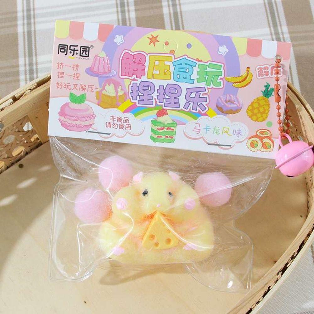 Đồ Chơi Nắn Bóp Đàn Hồi Giảm Stress Hình Chú Chuột hamster
