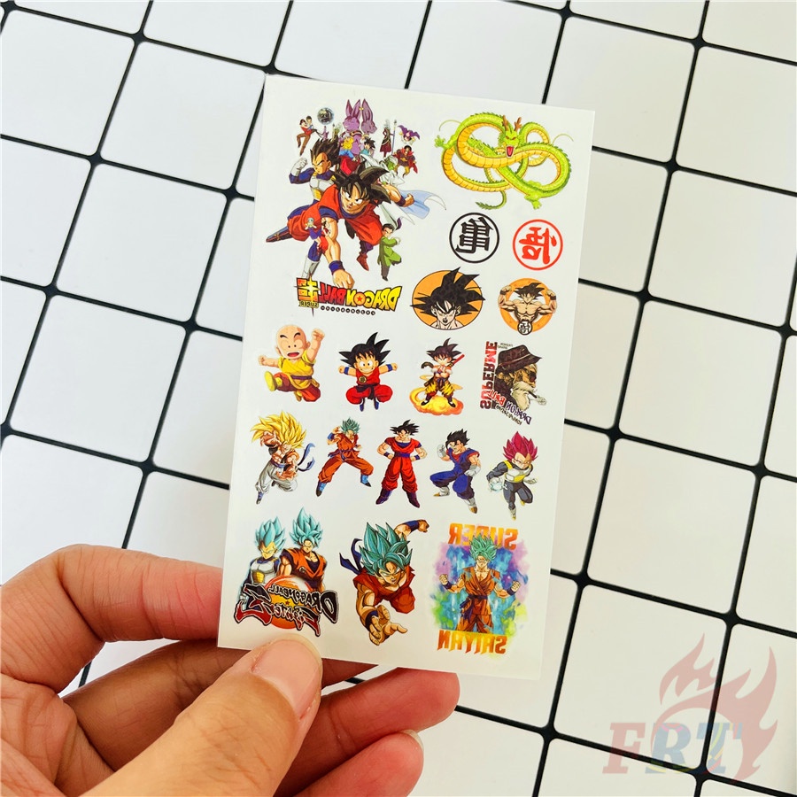 ✿ Hình Xăm Dán Tạm Thời mini Hình dragon ball series 02 ✿ 1 Tấm Hình Xăm Dán Chống Nước Hình Xăm Gợi Cảm