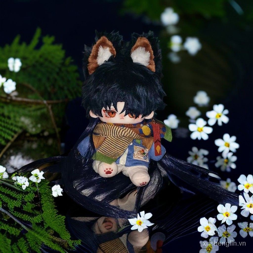 New star dome railway cotton doll 20cm handsome and handsome blade game around cute plush doll can be changed doll