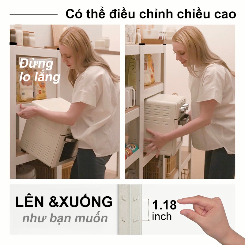 COCO Kệ sắt V đựng đồ đa năng thiết kế lỗ dễ dàng lắp đặt không cần ôc vít Kệ tiết kiệm chi phí nhất