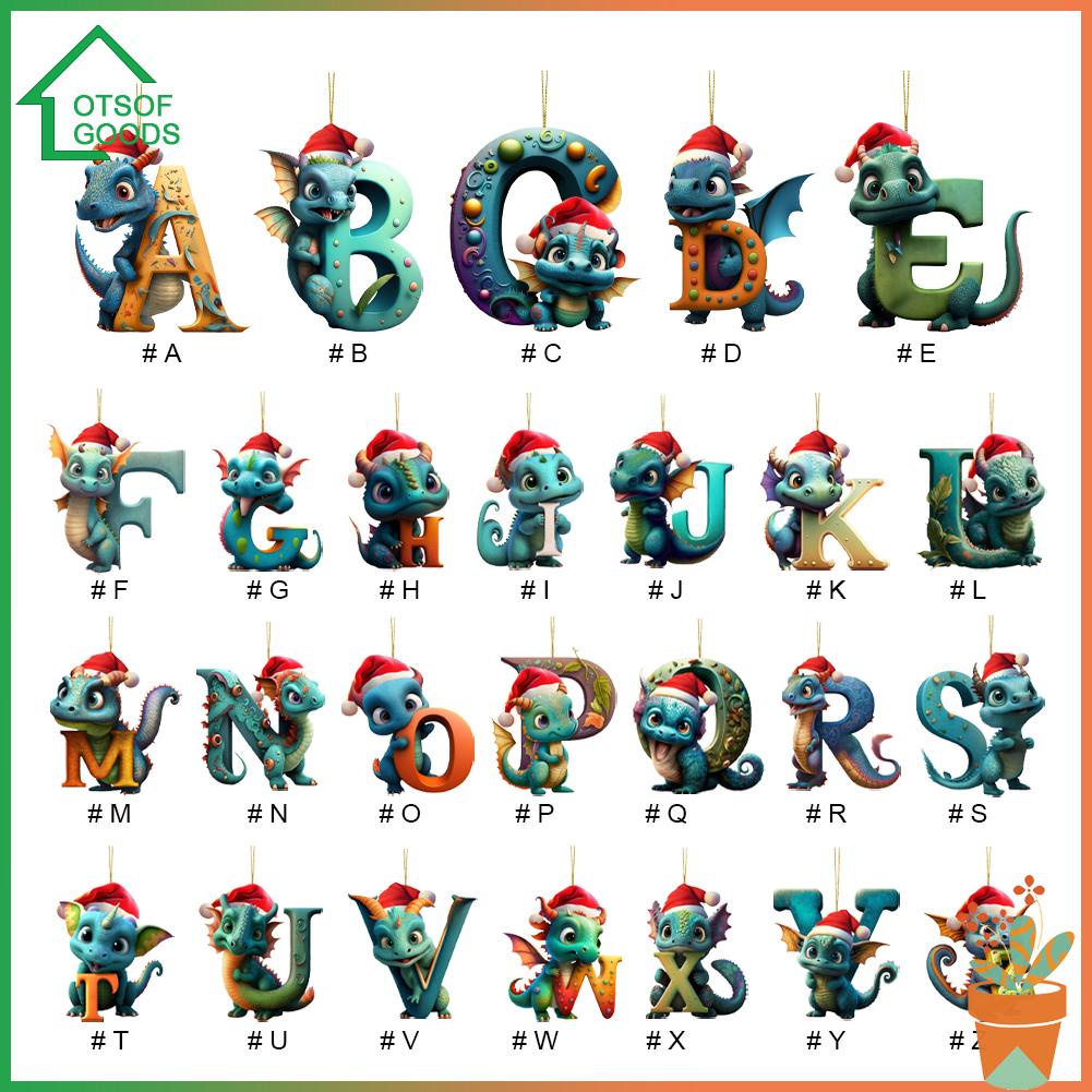 ✿ Rất nhiều câu chuyện ✿ 26 Chữ Cái Trang Trí Cây Thông Giáng Sinh Dễ Thương