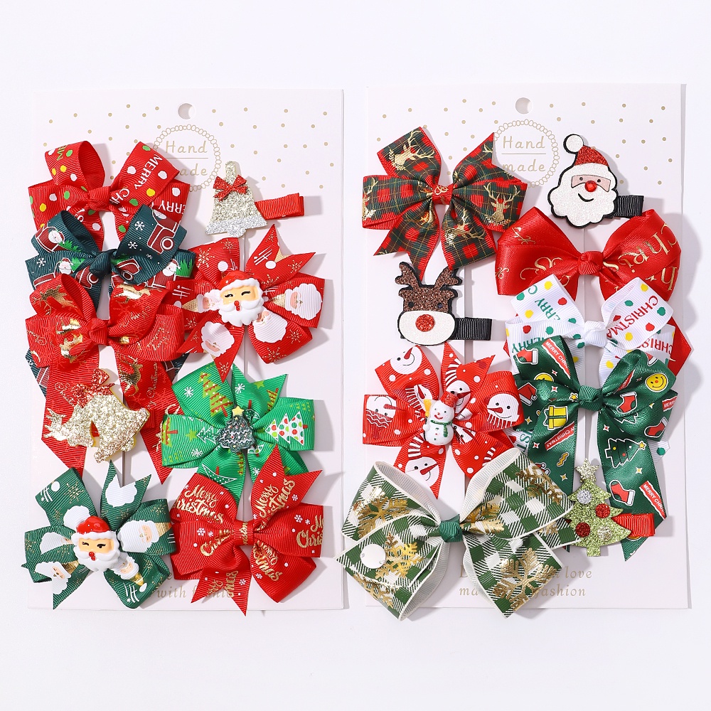 1 Kẹp Tóc Hình Tuần Lộc Giáng Sinh Dễ Thương