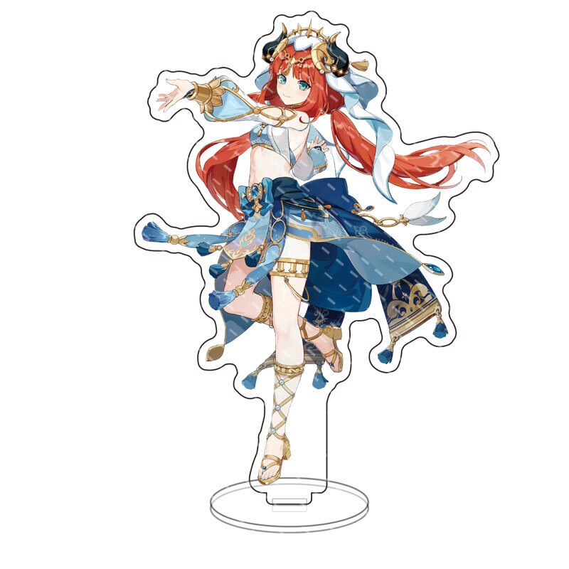 Mô hình Standee Anime Genshin Impact Figure Shikanoin Heizou Dori Nilou