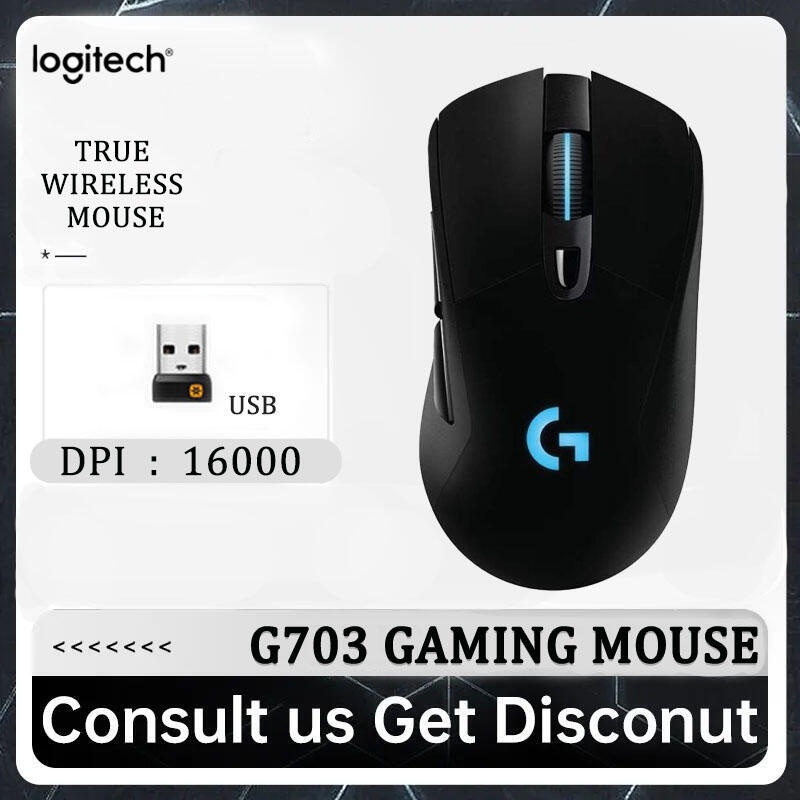 Chuột Không Dây g703 rgb Cảm Biến Tốc Độ 16k 16000dpi