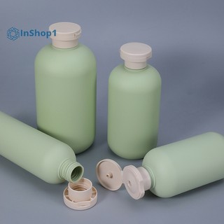 1 Lọ Nhựa Đựng Dầu Gội / Sữa Tắm Dạng Nắp Lật 200ml ~ 500ml Có Thể Đổ Đầy Lại