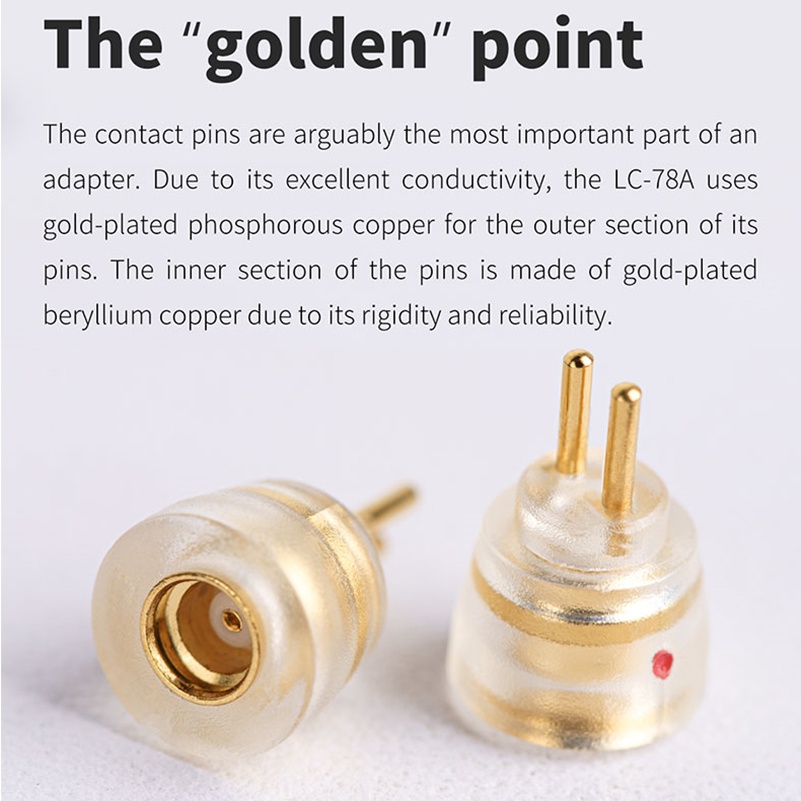 Fiio Đầu Chuyển Đổi lc-78a mmcx female Sang 0.78mm 2 pin Cho fd11 fh11