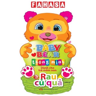 Sách baby bear thông minh dành cho trẻ mầm non - rau củ quả