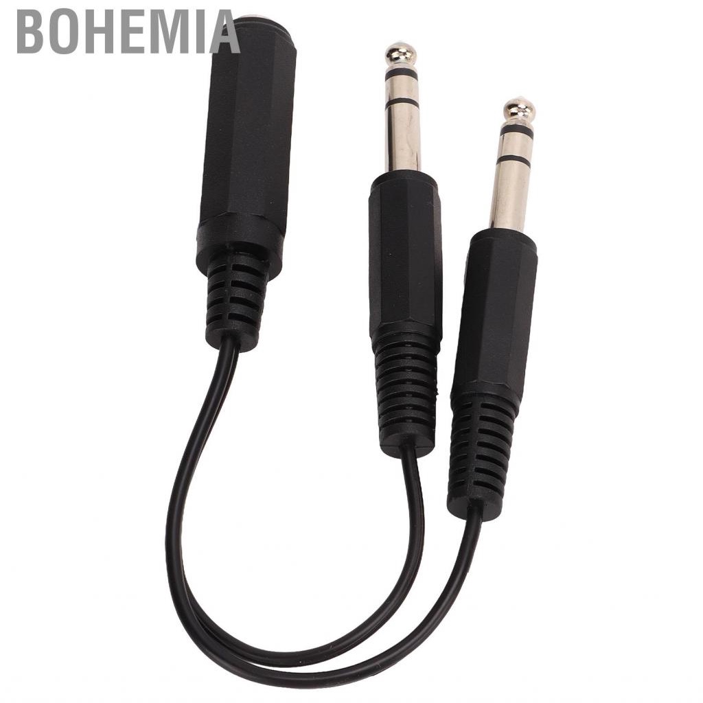 Bohemia Female To 2 Male Cable Signal Transmission Enhancing Adapter For