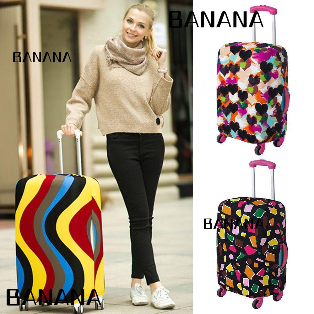 Vỏ Bọc Vali Du Lịch banana1 Bằng Vải Co Giãn Chống Trầy