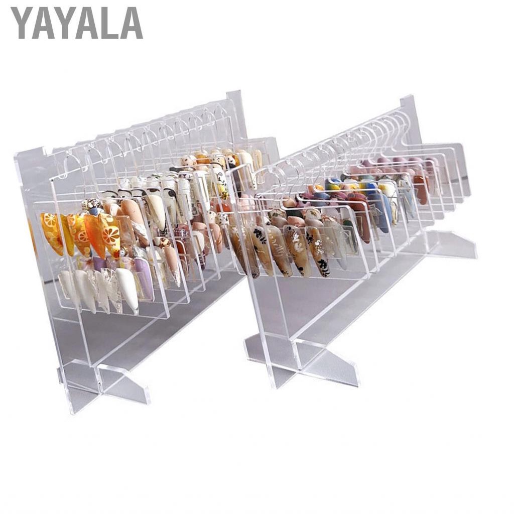 Yayala Hangers Nail Display  Hanger 10pcs Acrylic Hanging for Organizer
