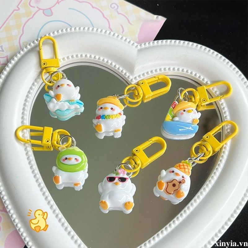🌺🌺Móc Chìa Khóa Hình Vịt Xinh Xắn Dễ Thương Mới