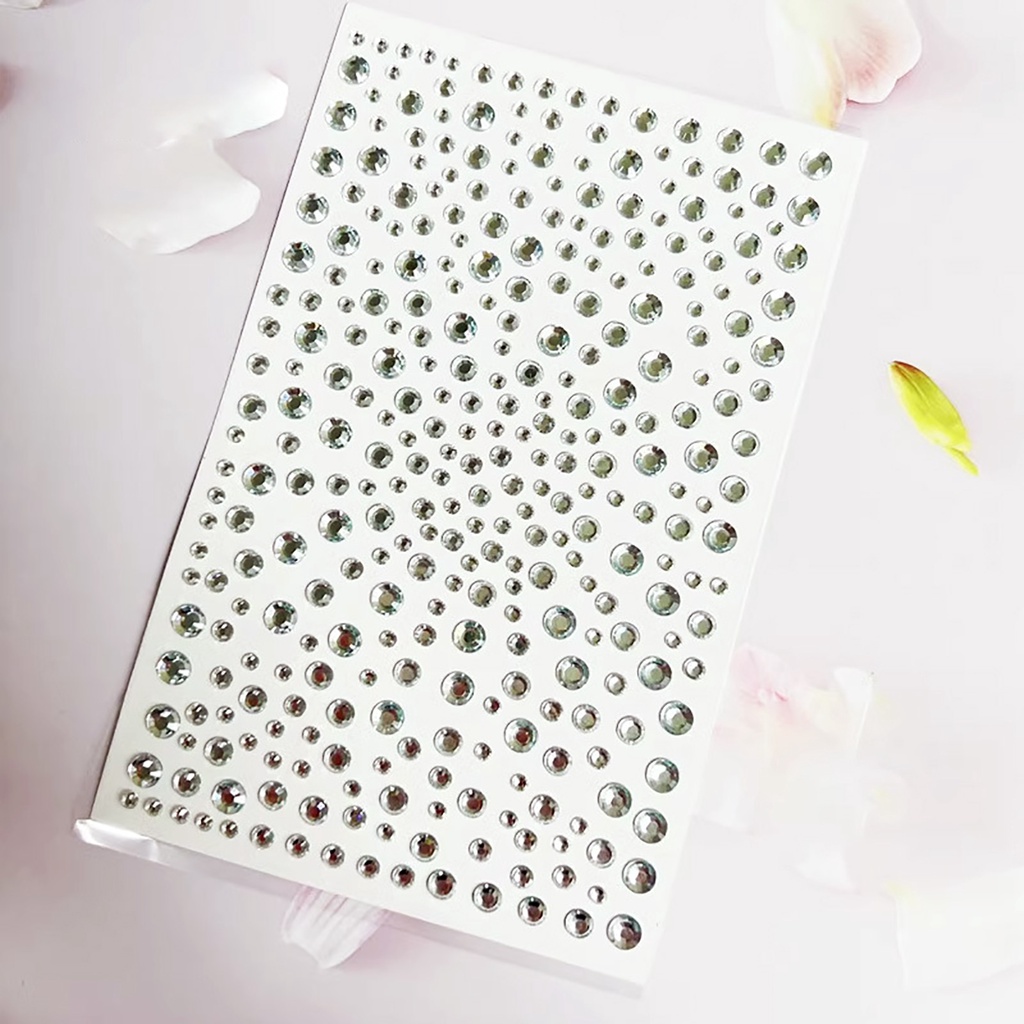 Đá Giả Ngọc Trai Tự Dính Chống Trượt Dùng Trang Trí Mặt Và Cơ Thể charms