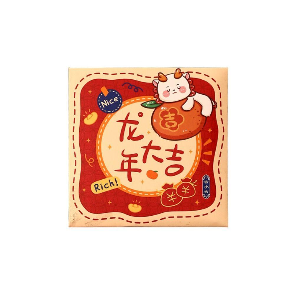 Set 10 Bao Lì Xì May Mắn diy Truyền Thống Trung Hoa