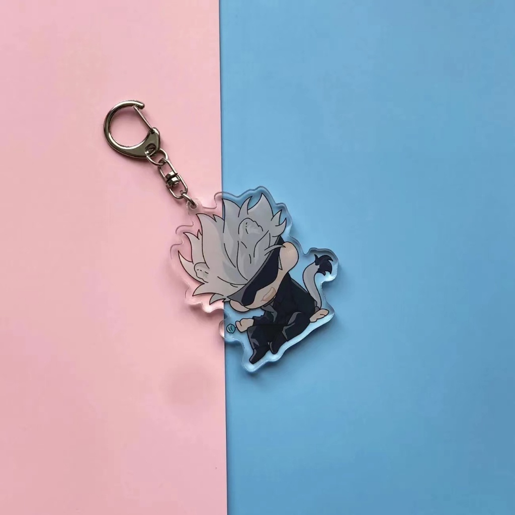 Jujutsu kaisen itadori yuji fushiguro megumi ryomen sukuna Móc Khóa Bằng acrylic Dễ Thương