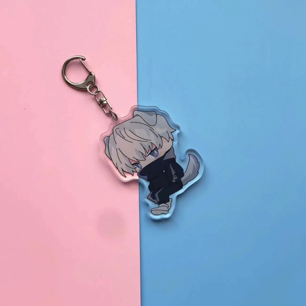 Jujutsu kaisen itadori yuji fushiguro megumi ryomen sukuna Móc Khóa Bằng acrylic Dễ Thương