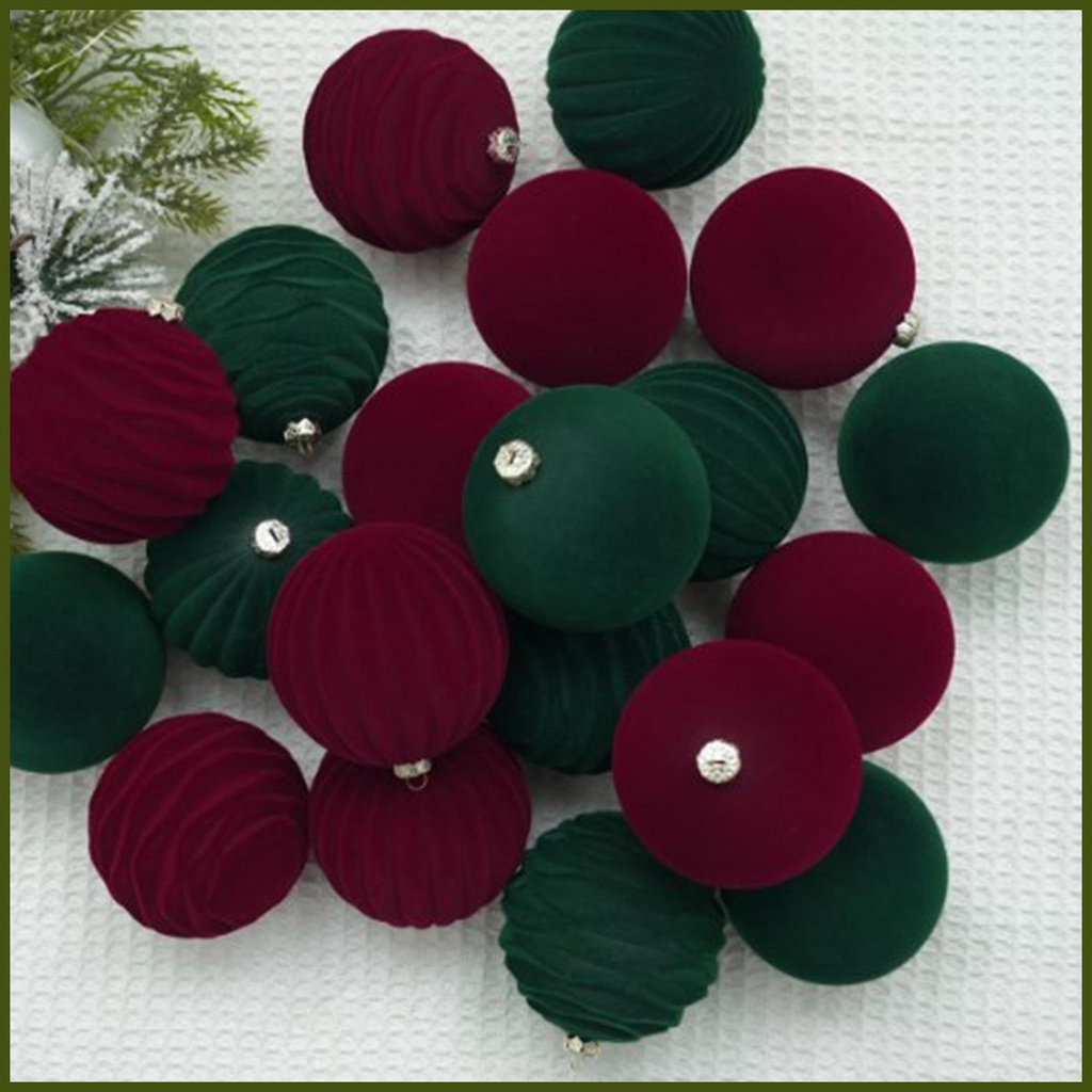 Set 12 Quả Châu Trang Trí Cây Thông Noel