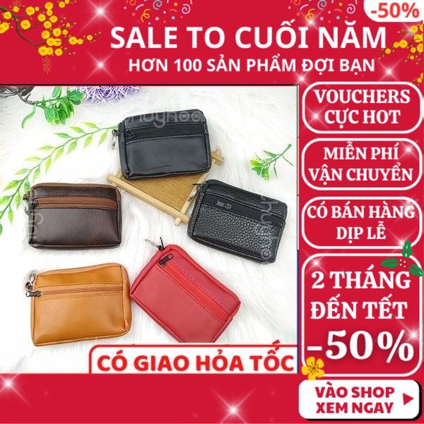 Bóp đựng tiền 👛 FREESHIP 🚛 Có video thật 🎥 Bóp đựng tiền, giả da cực đẹp và tiện lợi, giá rẻ - Phát Huy Hoàng
