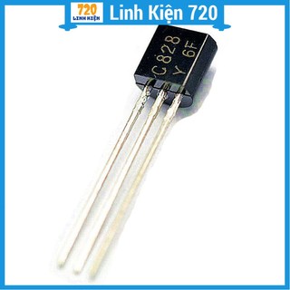 C828 TO-92 transistor NPN 0,1a 25v