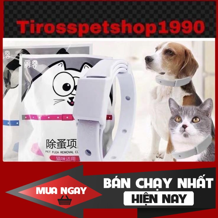 FREESHIP ĐƠN 50K _ Vòng cổ chống ve rận bọ chét cho thú cưng cao cấp ❤️