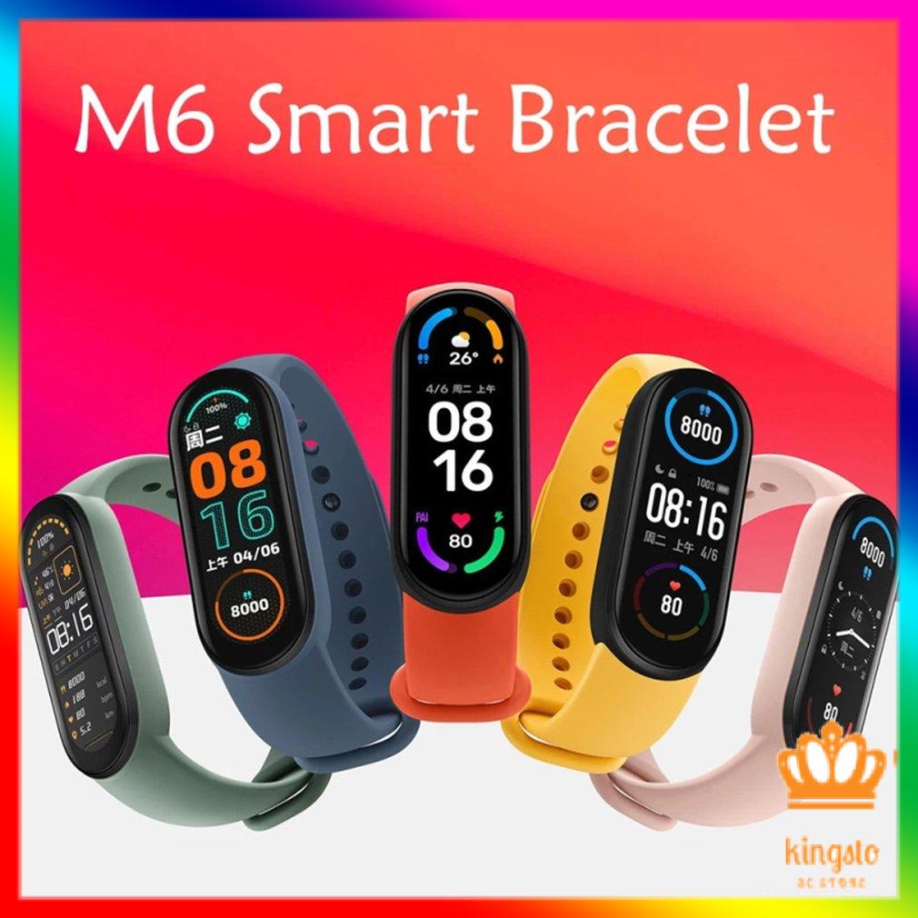 M6 Vòng đeo tay thông minh Đồng hồ thông minh Thể thao Theo dõi sức khỏe Máy đếm bước theo dõi nhịp tim Vòng đeo tay không dây