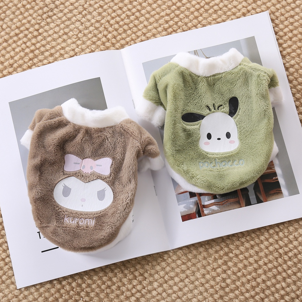 Áo hoodie Giữ Ấm Mùa Thu Đông Dễ Thương Cho Thú Cưng sanrio