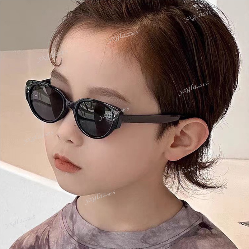 Mới Kính Mát Hình Mắt Mèo Chống Tia uv Cho Bé