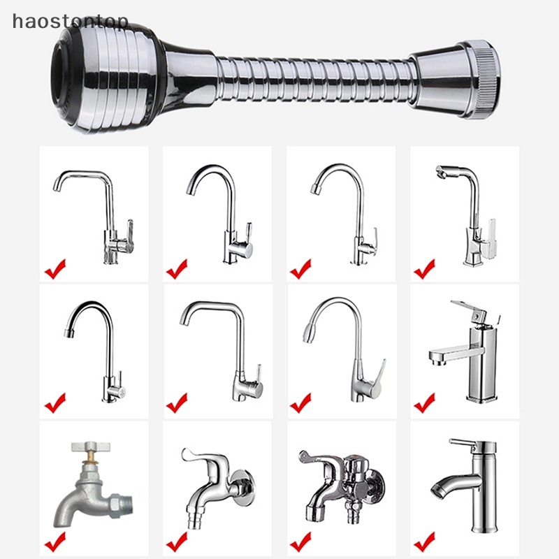Haostontop Vòi Nước 2 Chế Độ 360 Độ Áp Suất Cao Cho Nhà Bếp vn