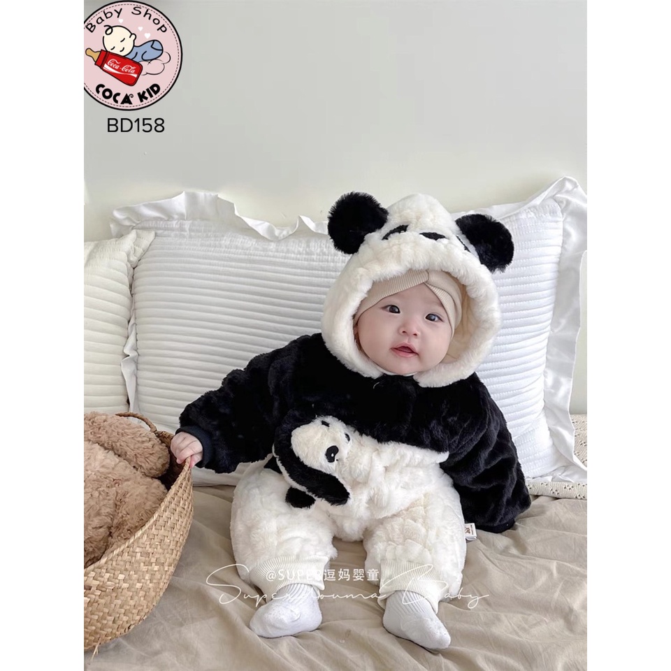 Ủ PANDA LONG MỀM MỊN LÓT NỈ NHUNG CAO CẤP