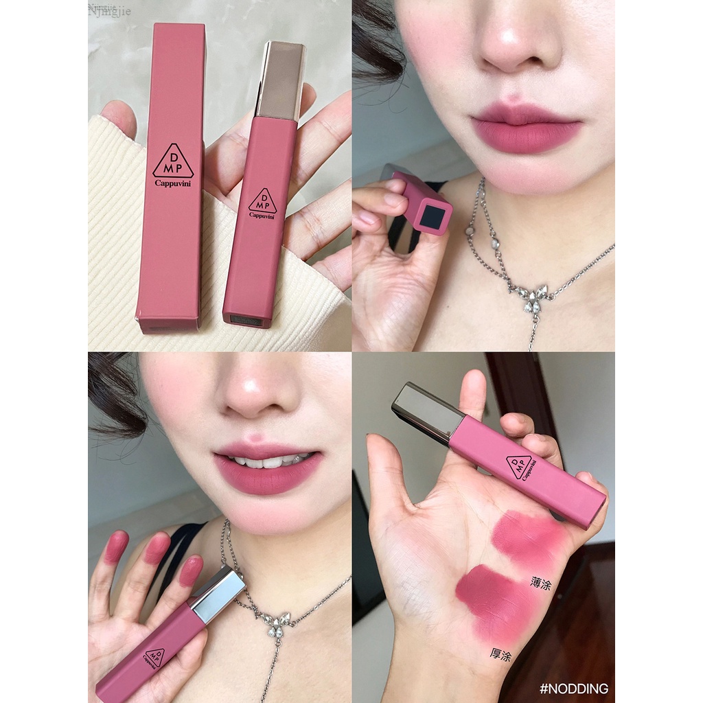 Son Cappuvini Cloud Lip Glaze Lip Chất Bùn Mịn Tông Trầm Bền Màu Lâu Trôi my.delwyn