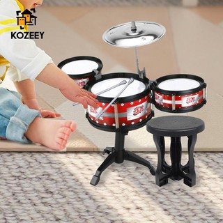 Bộ trống nhạc cụ jazz / kozeey cho trẻ em thích hợp làm quà tặng / biểu diễn sân khấu