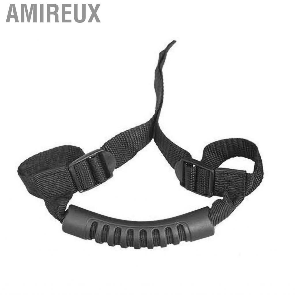 Amireux Roll Bar Top Grab Handle Ergonomic Design Comfortable Grip Strong Bearing Capacity Replacement for Wrangler