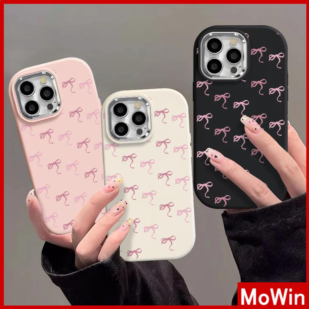 Mowin - Ốp lưng Ốp điện thoại Ốp iphone 15 pro max Ốp iPhone Chống Vân Tay TPU Kim Loại Mềm Mạ Điện 