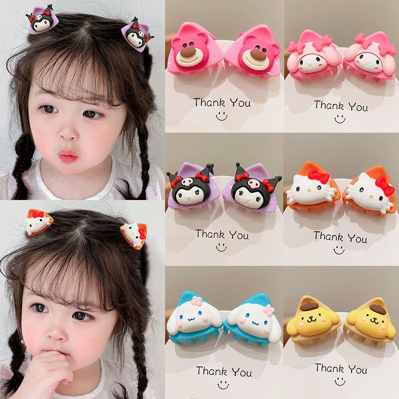 SANRIO Set 6 Kẹp Tóc Hình Cá Mập Dễ Thương