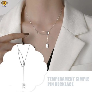 Vòng cổ Mặt Vuông Nhỏ Kẹp Giấy Nhẹ Thiết Kế Ghim Cài Thời Trang Cao Cấp Mới Cho Nữ