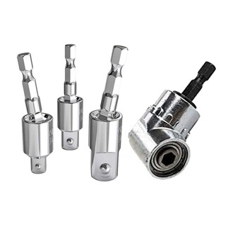 【FEELING READY STOCK】Hex Shank Drill Socket Adapter Set Power Tool Parts Universal Easy Installation