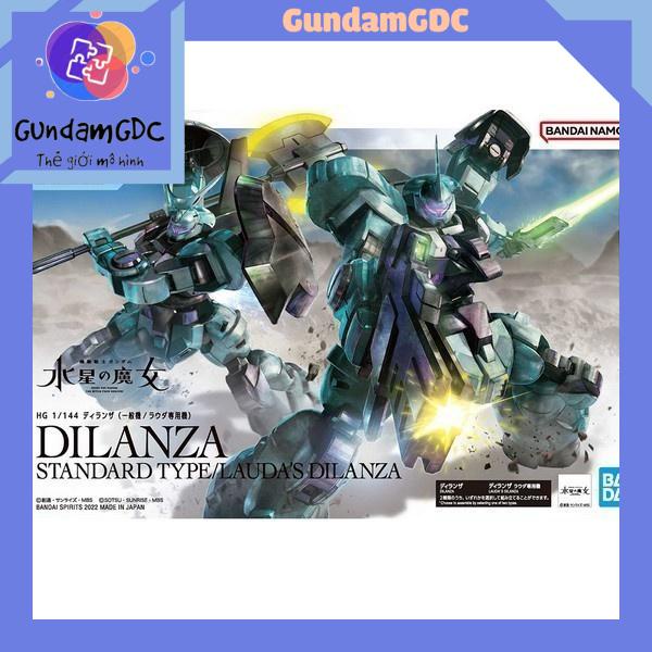 Mô Hình Lắp Ráp Gundam HG 1/144 DILANZA STANDARD TYPE/LAUDA’S DILANZA Bandai 4573102633484