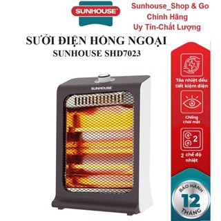 Sưởi điện hồng ngoại 2 bóng SUNHOUSE SHD7023_Hàng chính hãng